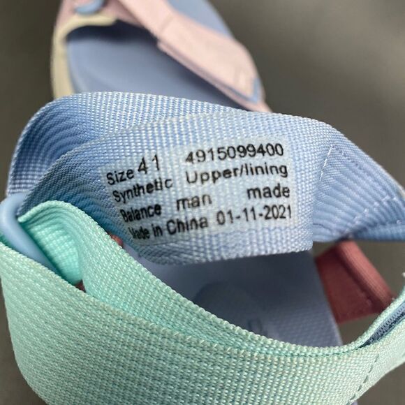 Dansko Racquel Sky Multi Webbing Sansals Womens size 10.5 (‘41’new without box) - Picture 9 of 9